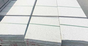 白山芝麻白毛板，石材毛板