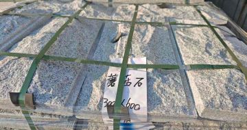 白山芝麻白蘑菇石，自然面