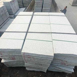 白山芝麻白毛板，石材毛板