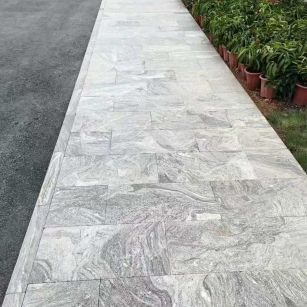 白山浪淘沙地铺石 夜里雪