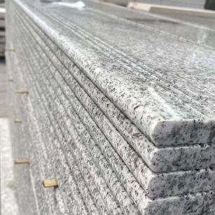 白山芝麻白楼梯踏步 花岗岩楼梯板材