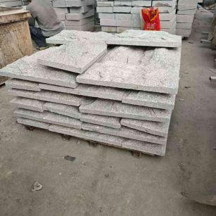 白山芝麻白蘑菇石，自然面