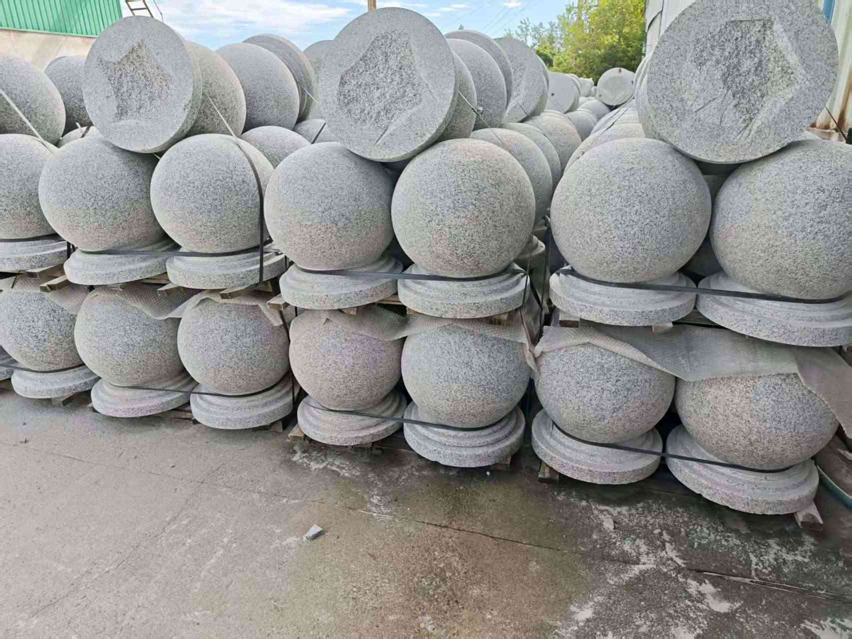 白山圆球石球挡车球