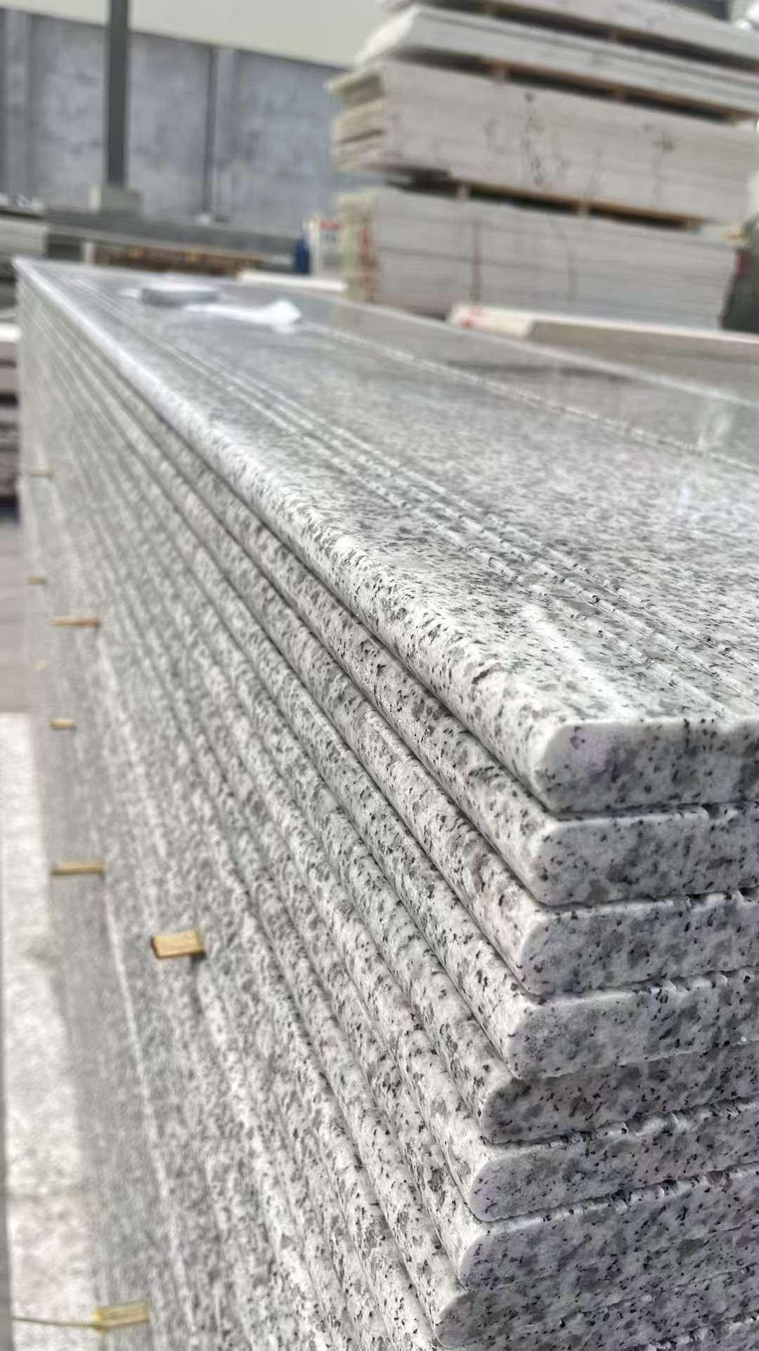 白山芝麻白楼梯踏步 花岗岩楼梯板材